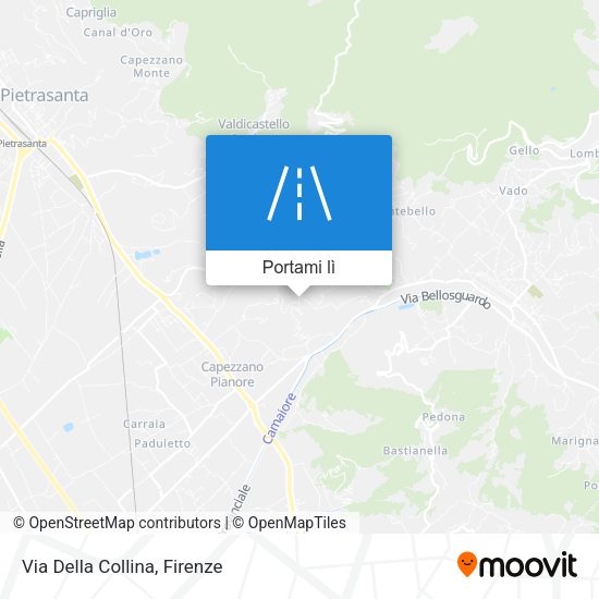 Mappa Via Della Collina
