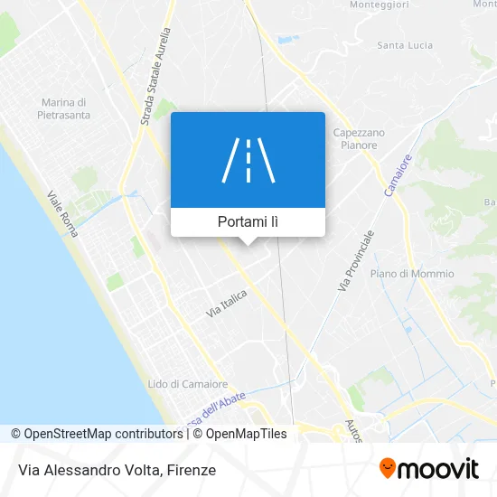 Mappa Via Alessandro Volta