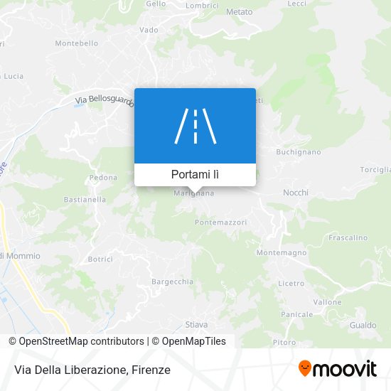 Mappa Via Della Liberazione