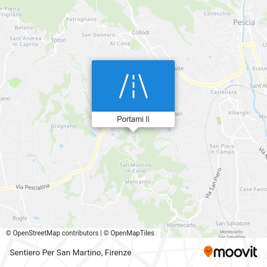 Mappa Sentiero Per San Martino