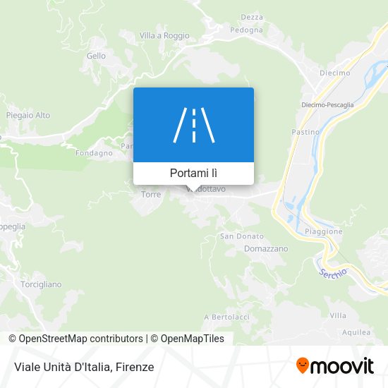 Mappa Viale Unità D'Italia