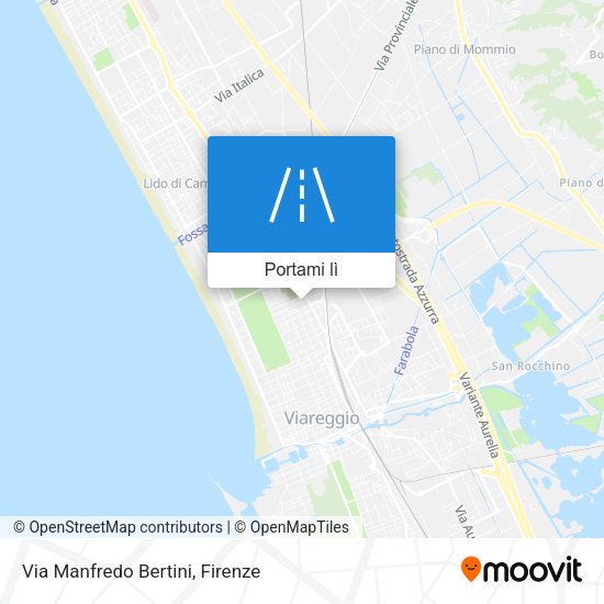 Mappa Via Manfredo Bertini