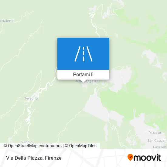 Mappa Via Della Piazza