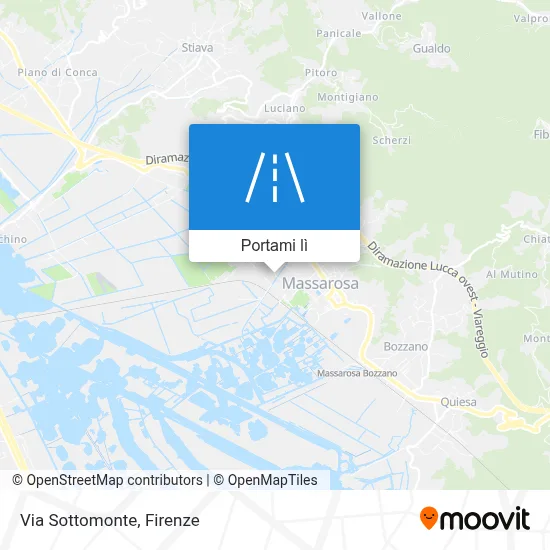 Mappa Via Sottomonte