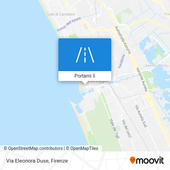 Mappa Via Eleonora Duse