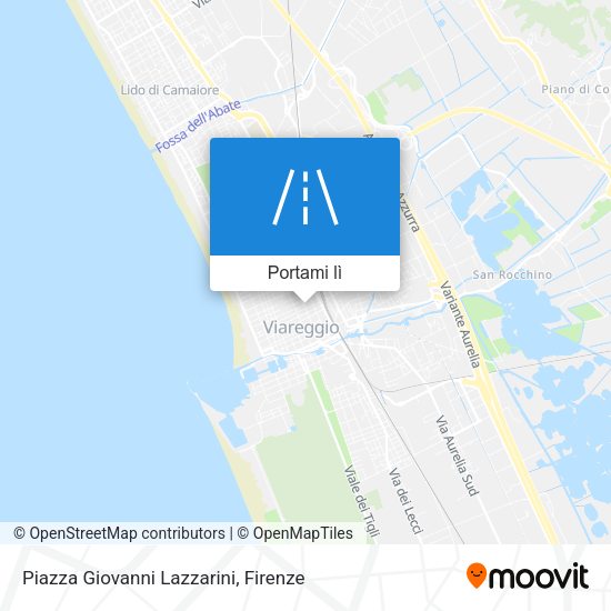 Mappa Piazza Giovanni Lazzarini