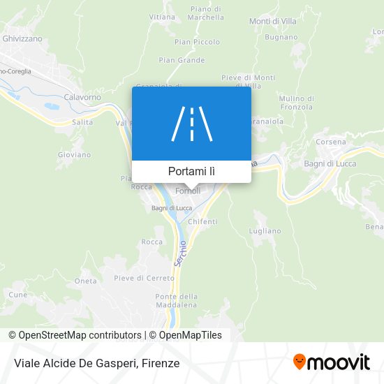 Mappa Viale Alcide De Gasperi