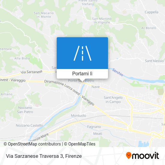 Mappa Via Sarzanese Traversa 3