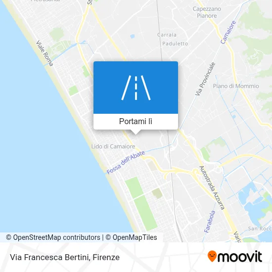 Mappa Via Francesca Bertini