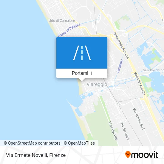 Mappa Via Ermete Novelli