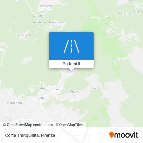 Mappa Corte Tranquillità