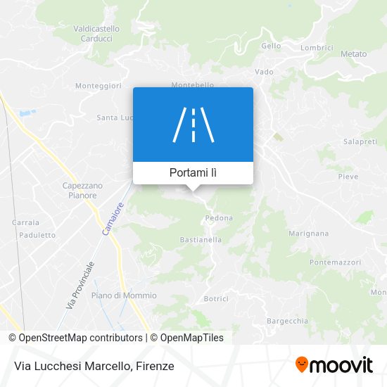 Mappa Via Lucchesi Marcello