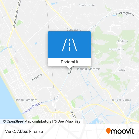 Mappa Via C. Abba