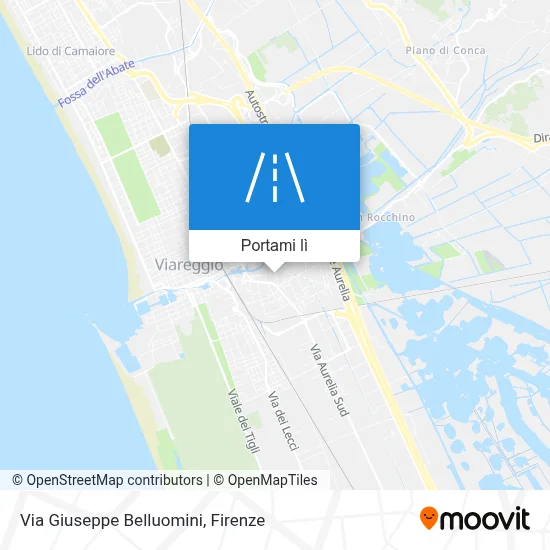Mappa Via Giuseppe Belluomini