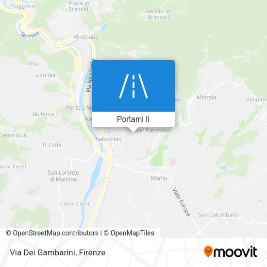 Mappa Via Dei Gambarini