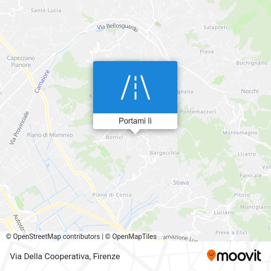 Mappa Via Della Cooperativa
