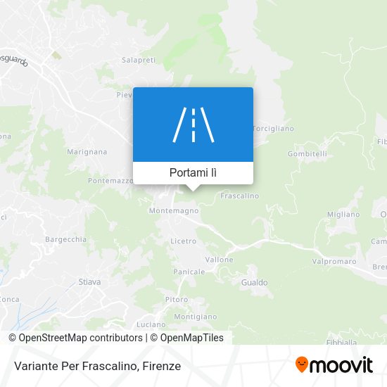 Mappa Variante Per Frascalino