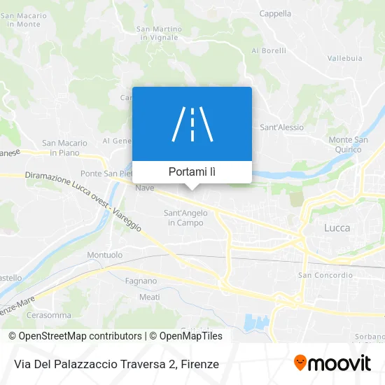 Mappa Via Del Palazzaccio Traversa 2
