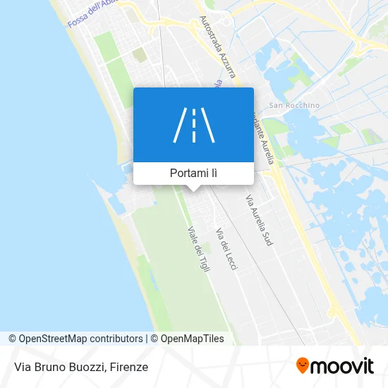 Mappa Via Bruno Buozzi
