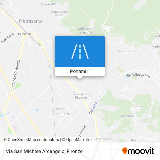 Mappa Via San Michele Arcangelo