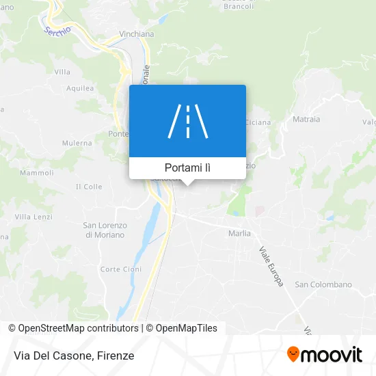 Mappa Via Del Casone