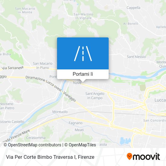 Mappa Via Per Corte Bimbo Traversa I