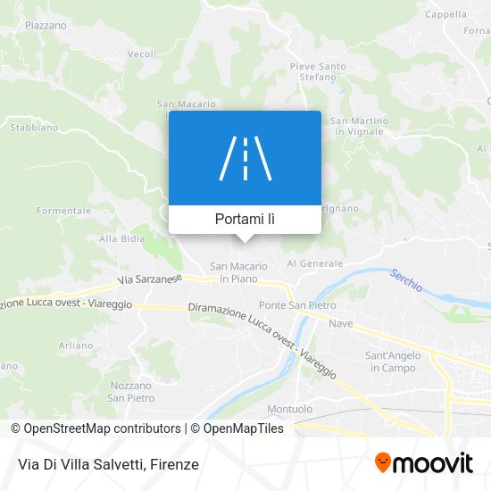 Mappa Via Di Villa Salvetti