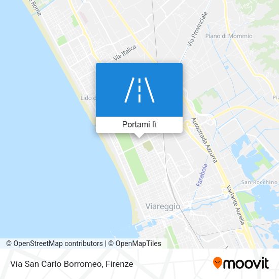 Mappa Via San Carlo Borromeo