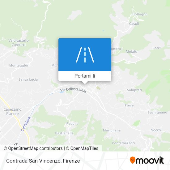 Mappa Contrada San Vincenzo