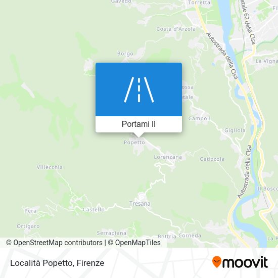 Mappa Località Popetto