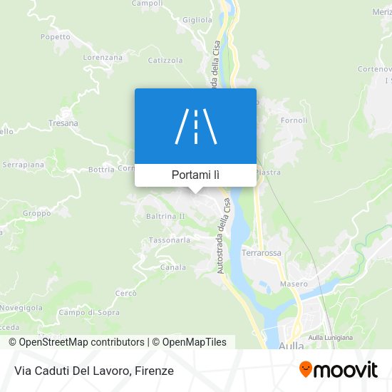 Mappa Via Caduti Del Lavoro
