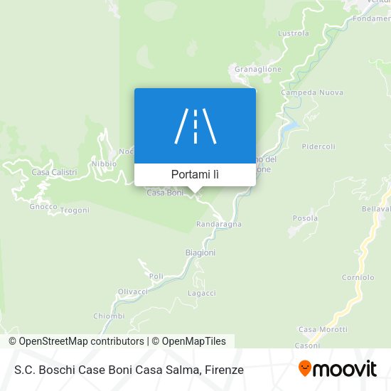 Mappa S.C. Boschi Case Boni Casa Salma