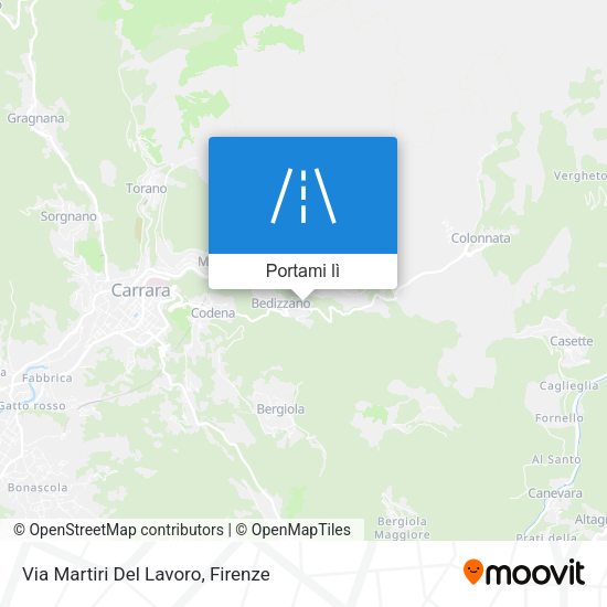 Mappa Via Martiri Del Lavoro