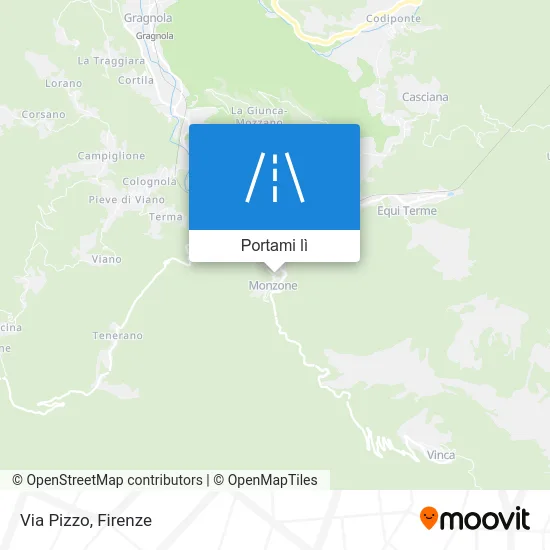 Mappa Via Pizzo
