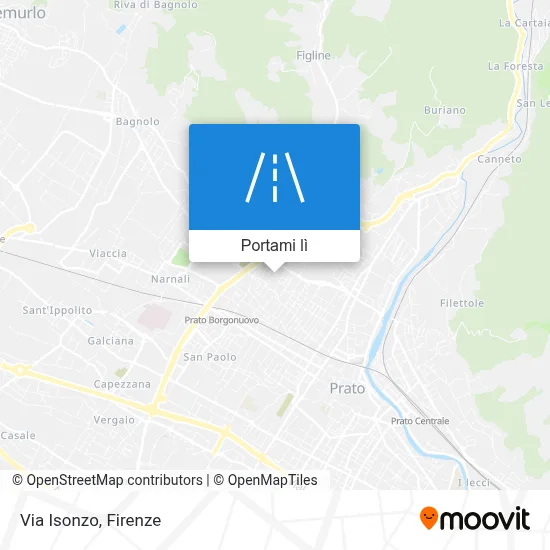 Mappa Via Isonzo
