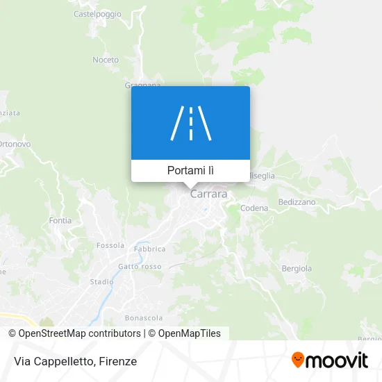 Mappa Via Cappelletto