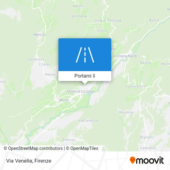 Mappa Via Venelia