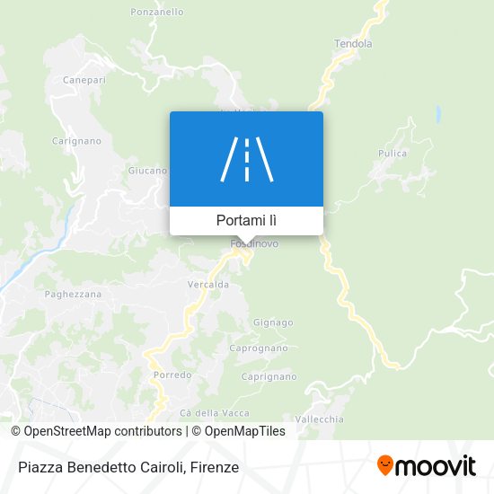 Mappa Piazza Benedetto Cairoli