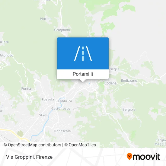 Mappa Via Groppini