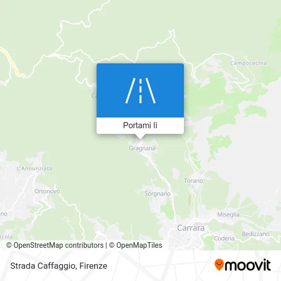 Mappa Strada Caffaggio