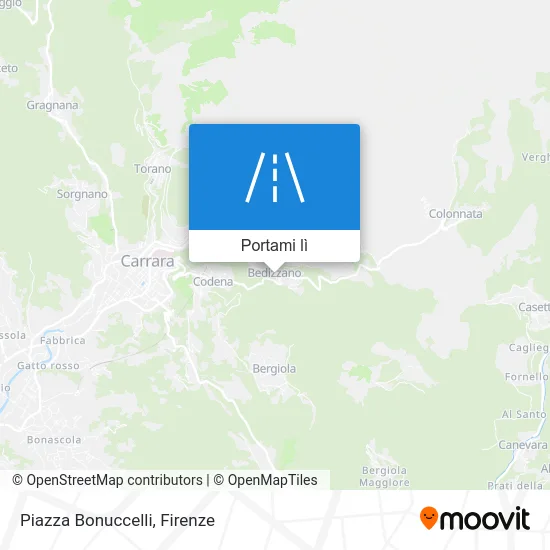 Mappa Piazza Bonuccelli