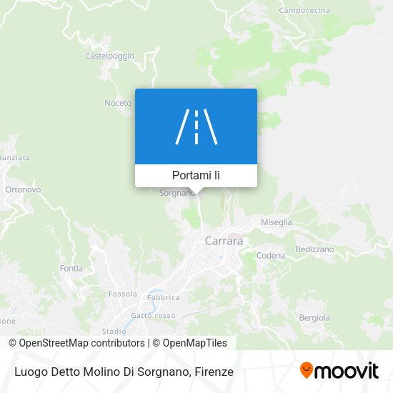 Mappa Luogo Detto Molino Di Sorgnano