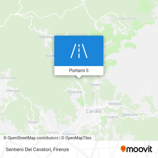 Mappa Sentiero Dei Cavatori