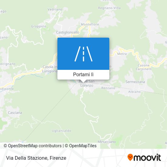 Mappa Via Della Stazione