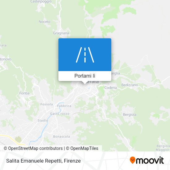 Mappa Salita Emanuele Repetti