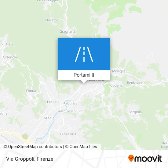 Mappa Via Groppoli