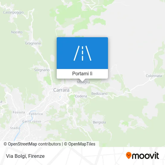Mappa Via Bolgi