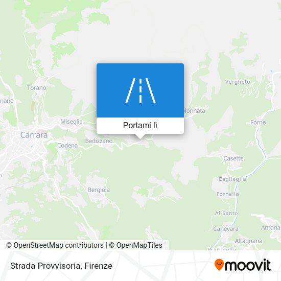 Mappa Strada Provvisoria