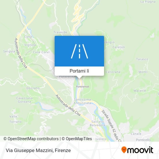 Mappa Via Giuseppe Mazzini