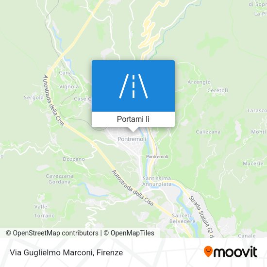 Mappa Via Guglielmo Marconi